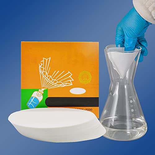 Luvadeyo 100 Stück Labor Filterpapier, Rund Laborfilter, Durchmesser 9cm Papierscheiben mit mittlerer, Fließgeschwindigkeit für Laborbedarf, Chemische Anwendungen Luvadeyo 100 Stück Labor Filterpapier, Rund Laborfilter, Durchmesser 9cm Papierscheiben mit mittlerer, Fließgeschwindigkeit für Laborbedarf, Chemische Anwendungen von Luvadeyo