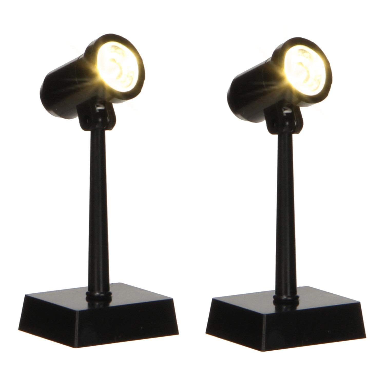 Luville Miniatur-Strahler Warmweiß 3 cm x 2 cm x 7 cm Schwarz 2 Stück Luville Miniatur-Strahler Warmweiß 3 cm x 2 cm x 7 cm Schwarz 2 Stück von Luville