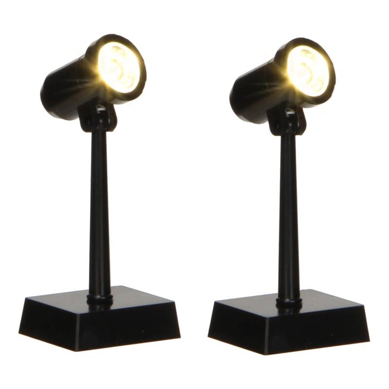 Luville Miniatur-Strahler Warmweiß 3 cm x 2 cm x 7 cm Schwarz 2 Stück Luville Miniatur-Strahler Warmweiß 3 cm x 2 cm x 7 cm Schwarz 2 Stück von Luville