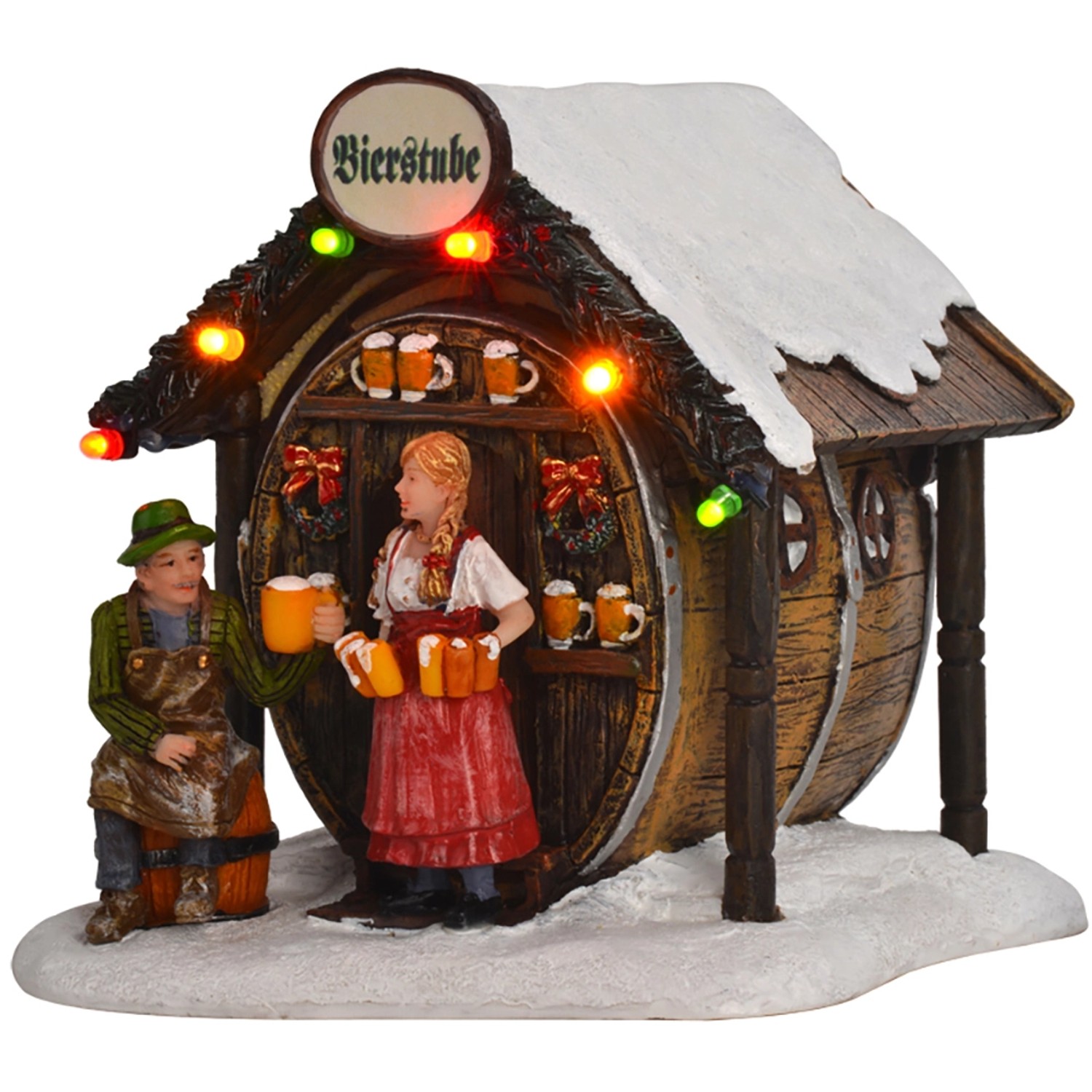 Weihnachtsmarkt Batteriebetrieb L11 x B11,5 x H11,5 cm Weihnachtsmarkt Batteriebetrieb L11 x B11,5 x H11,5 cm von Luville