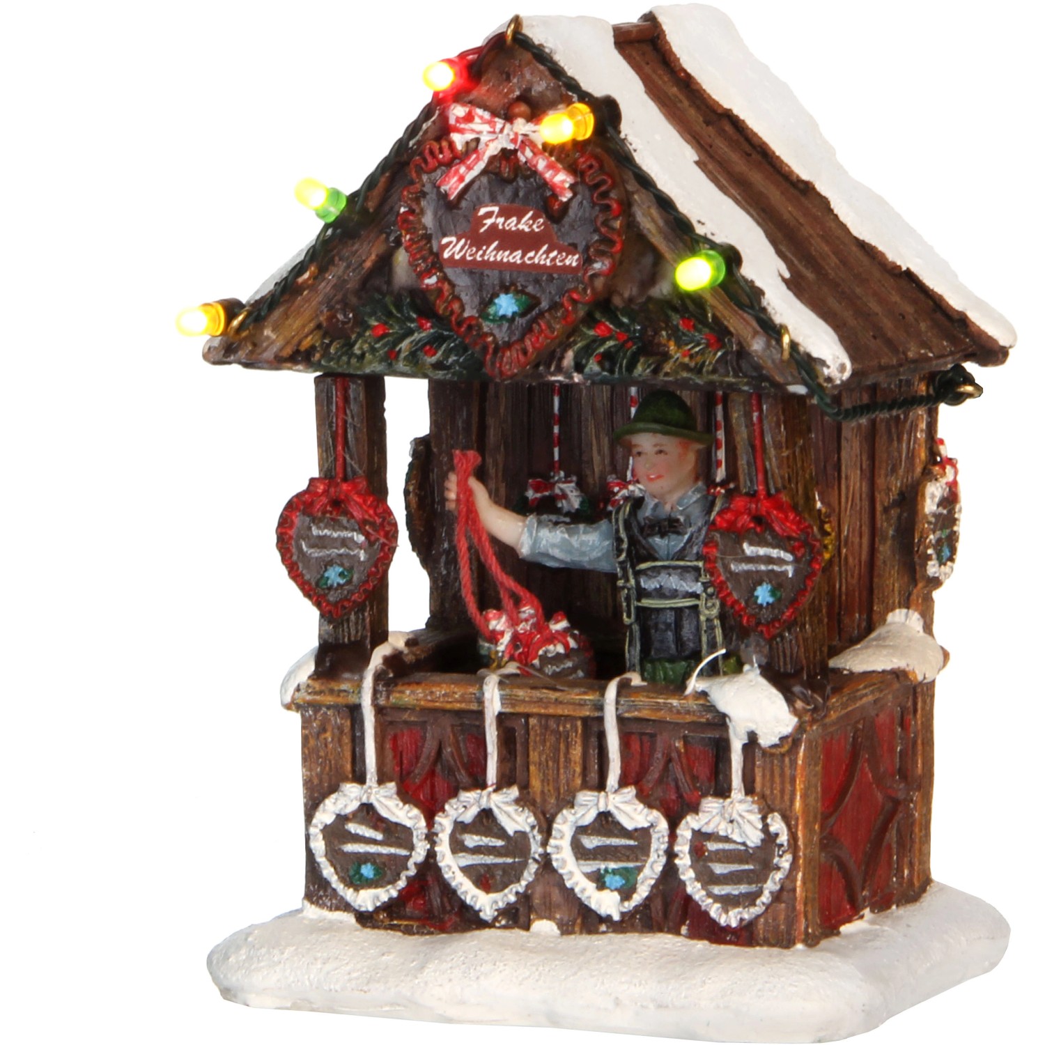 Weihnachtsmarkt Batteriebetrieb L8 x B7 x H11 cm Weihnachtsmarkt Batteriebetrieb L8 x B7 x H11 cm von Luville