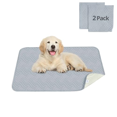 Luvore Haustier-Urinunterlage Waschbar Welpenunterlagen Matte für Hunde 2er Set Schnell Absorbierend Haustier Hygieneunterlage für Welpen Alte oder Inkontinente Hunde 70*100cm Luvore Haustier-Urinunterlage Waschbar Welpenunterlagen Matte für Hunde 2er Set Schnell Absorbierend Haustier Hygieneunterlage für Welpen Alte oder Inkontinente Hunde 70*100cm von Luvore