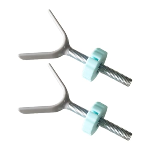 Luwecf 2 Stück Tor Geländeradapter für Gewindespindelstangen Im Innenbereich, Blau von Luwecf