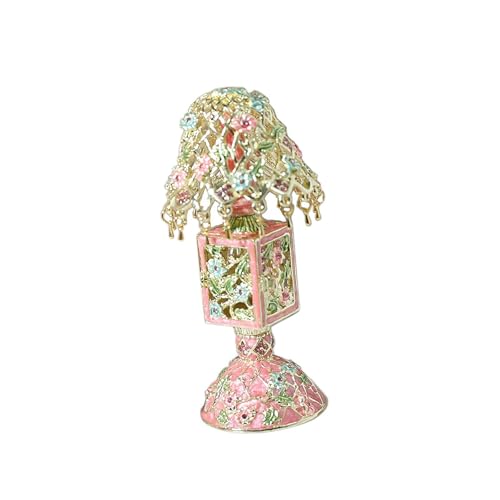 Luwecf Schmuckkästchen Schmuckschatulle Schmuckaufbewahrung Dekorationsbox Erinnerungsbox Aus Emaillierter Zinklegierung in Form Einer Tischlampe für Die DEK, Rosa Luwecf Schmuckkästchen Schmuckschatulle Schmuckaufbewahrung Dekorationsbox Erinnerungsbox Aus Emaillierter Zinklegierung in Form Einer Tischlampe für Die DEK, Rosa von Luwecf