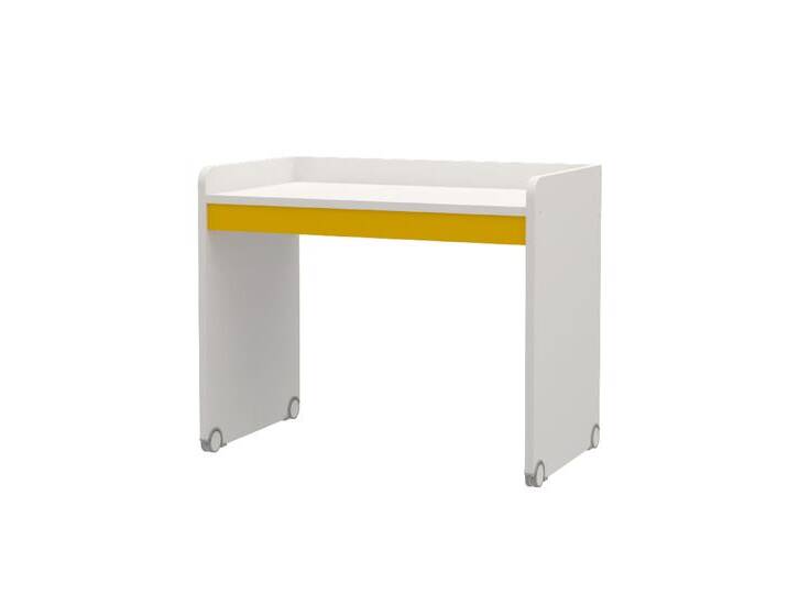 Almila Kinderschreibtisch in Weiß Gelb Neo Almila Kinderschreibtisch in Weiß Gelb Neo von Lux-Möbel