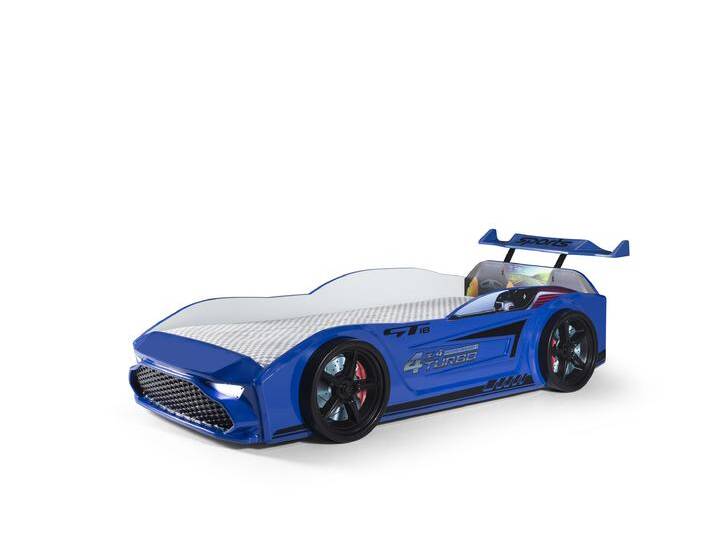 Kinder Autobett GT18 Turbo 4x4 in Blau Kinder Autobett GT18 Turbo 4x4 in Blau von Lux-Möbel