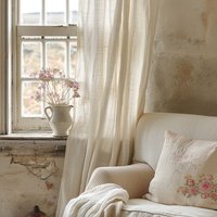 Benutzerdefinierte Größe Leinen Gardinen, Türvorhang, Fensterbehandlung, Handgefertigte Sichtschutz Vorhänge, Perfekt Für Wohnzimmer von LuxCraftTextiles