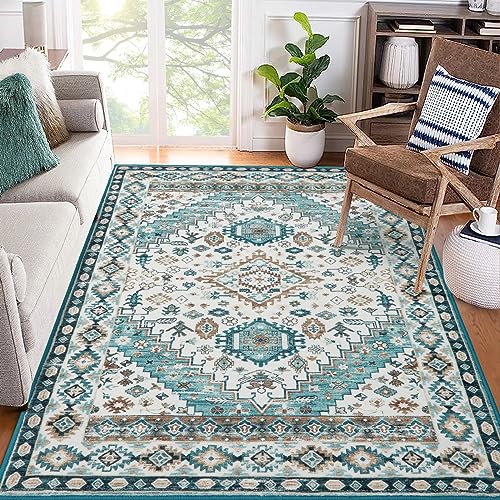 LuxFocus Grünlicher Maschinewaschbarer Teppich Wohnzimmer Boho Kurzflor Großer Orientales Design Bodenmatte Bettwäsche Rutschfeste Unterseite Schlafzimmer Esszimmer 160x230 cm LuxFocus Grünlicher Maschinewaschbarer Teppich Wohnzimmer Boho Kurzflor Großer Orientales Design Bodenmatte Bettwäsche Rutschfeste Unterseite Schlafzimmer Esszimmer 160x230 cm von LuxFocus