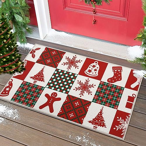 LuxFocus Weihnachts Fussmatte Fußmatte Außenbereich Wetterfest Türmatte Indoor Türvorleger Fußabtreter Fußmatte Gummi Weihnachten Dekorative Matte für Eingangsbereich Geschenkidee Weiß 40x60 cm LuxFocus Weihnachts Fussmatte Fußmatte Außenbereich Wetterfest Türmatte Indoor Türvorleger Fußabtreter Fußmatte Gummi Weihnachten Dekorative Matte für Eingangsbereich Geschenkidee Weiß 40x60 cm von LuxFocus