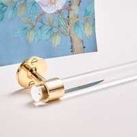 Gästetoilette Handtuchhalter Aus Poliertem Oder Satiniertem Messing, Benutzerdefinierte Lucite Und Messing-Hardwares Badezimmer Geschirrtuch, Von von LuxHoldups