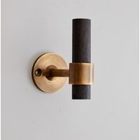Messing Handtuchhaken Gabun Ebenholz Und Kleiderhaken, Benutzerdefinierte Badezimmer Hardware, Moderne Wandhaken Von Luxholdups von LuxHoldups
