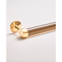 Night Lucite Handtuchhalter | Messing Oder Nickel Deco Endklammern - Handtuch Stange Handtuchstange Luxholdups Traditionelle Bar von LuxHoldups