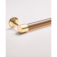 Night Lucite Handtuchhalter | Messing Oder Nickel Geschlossenes Ende - Handtuchstange Badezimmer Luxholdups von LuxHoldups