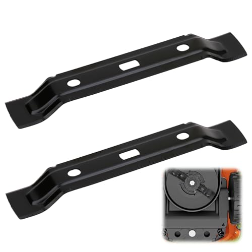 2 Stück Mähmesser Kompatibel für Stihl Mähroboter IMOW RMI 422 422P 422PC RMI 522 Viking MI 422 für Stihl Imow Rmi 422 Messer 20cm Schwarz Mähroboter Messer Rasentrimmer Ersatzmesser Mähmesser Edelsta von LuxStellar