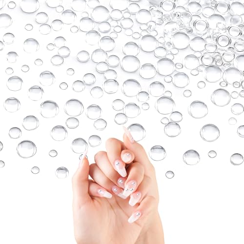 Glassteine, 1440 Stück Muggelsteine Für Deko Transparente Glasnuggets Für Vasen Floristik DIY Tischdekoration 2-5 Mm, Halbrund Ideal Für Hochzeitsdeko, Aquarien Oder Kreativprojekte von LuxStellar