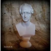 Goethe Büste 20 cm Gips Figur Skulptur Deko Statue von LuxStuck