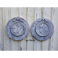 Steinrelief Steinfigur Engel Shabby Gartenfiguren Gartendeko Beton Wandrelief Steinrelief Steinfigur Engel Shabby Gartenfiguren Gartendeko Beton Wandrelief von LuxStuck