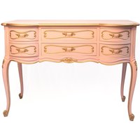 Barocke Pinke Kommode Mit Gold Details - Elegantes Vintage Möbel, Stilvoller Schminktisch Oder Konsolentisch Barocke Pinke Kommode Mit Gold Details - Elegantes Vintage Möbel, Stilvoller Schminktisch Oder Konsolentisch von LuxdekorbyAriana
