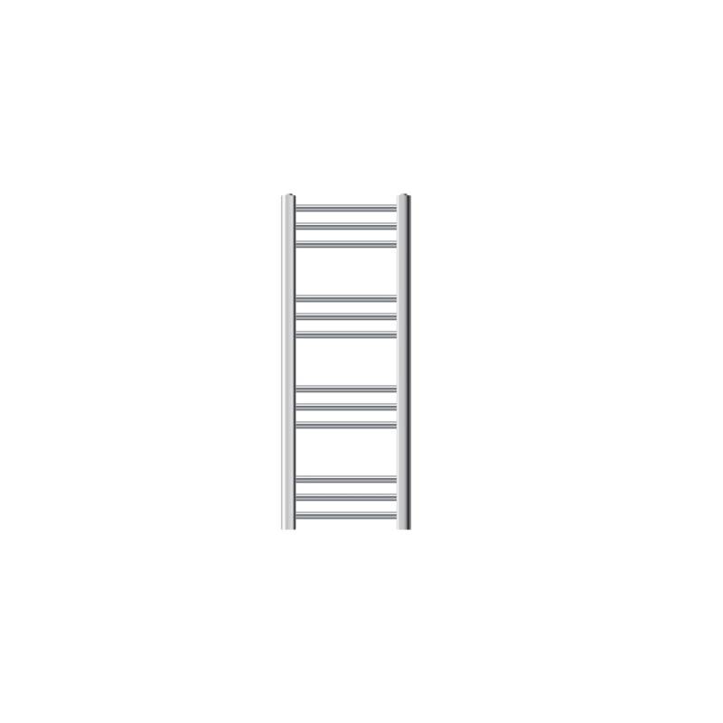LuxeBath Badheizkörper 300 x 800 mm Chrom Gerade Heizkörper mit Seitenanschluss von LuxeBath