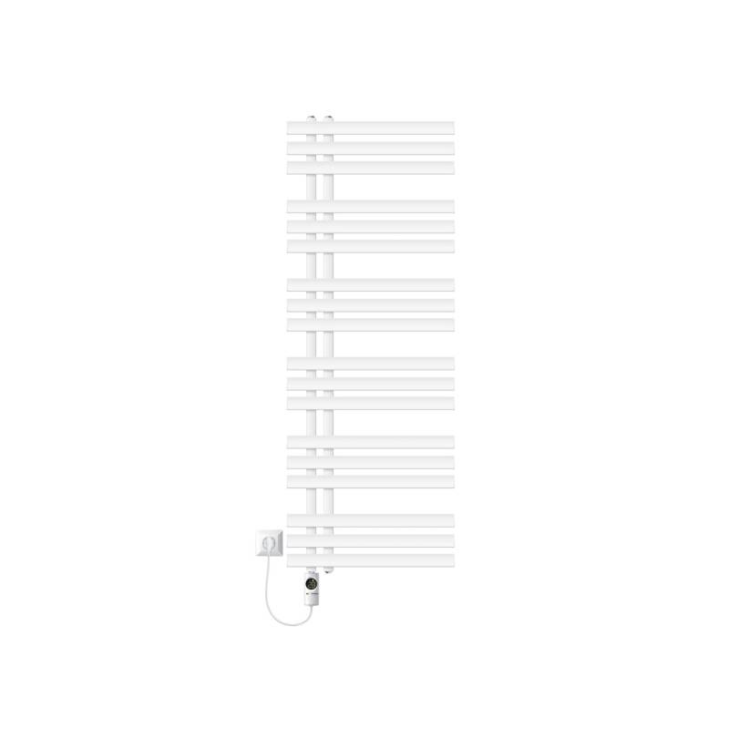 LuxeBath Badheizkörper 500x1400mm Weiß mit Heizstab 1200W Digital LuxeBath Badheizkörper 500x1400mm Weiß mit Heizstab 1200W Digital von LuxeBath