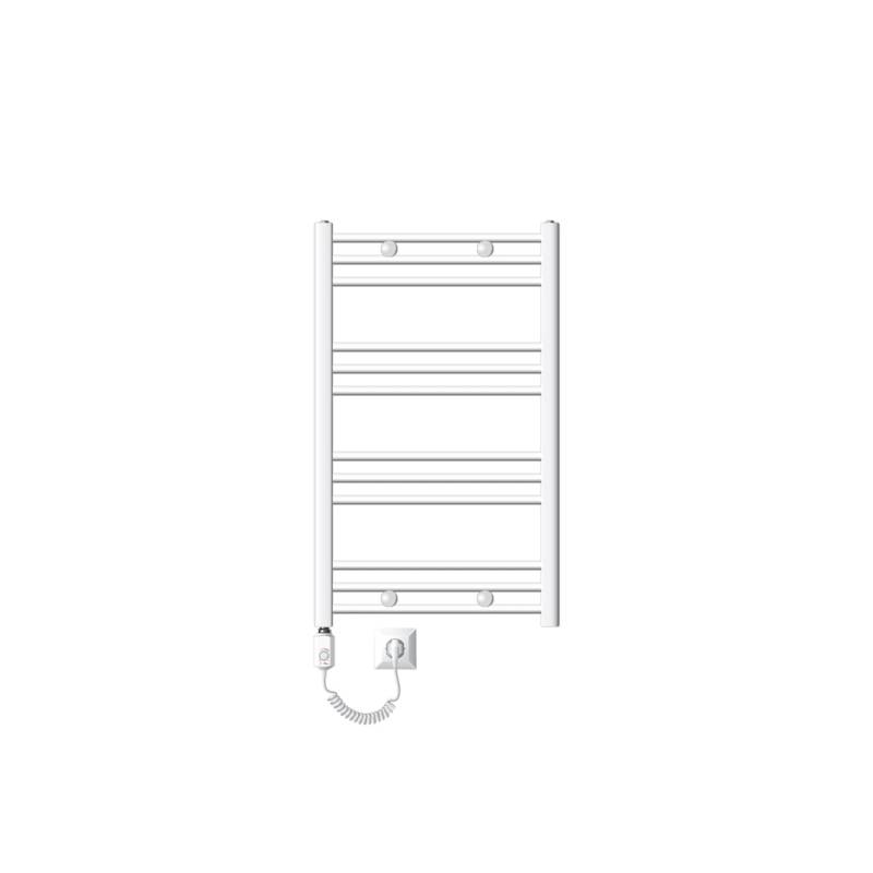 LuxeBath Badheizkörper Elektrisch mit Heizstab 300W 600x800mm Weiß Gerade von LuxeBath