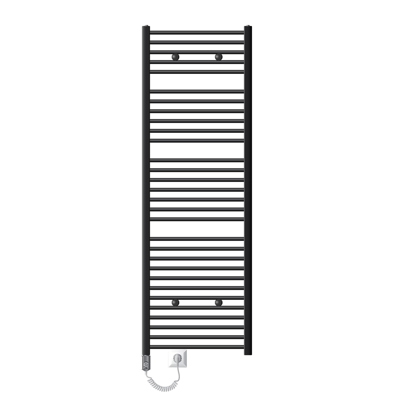 LuxeBath Badheizkörper Elektrisch mit Heizstab 900W 600x1800 mm Anthrazit LuxeBath Badheizkörper Elektrisch mit Heizstab 900W 600x1800 mm Anthrazit von LuxeBath