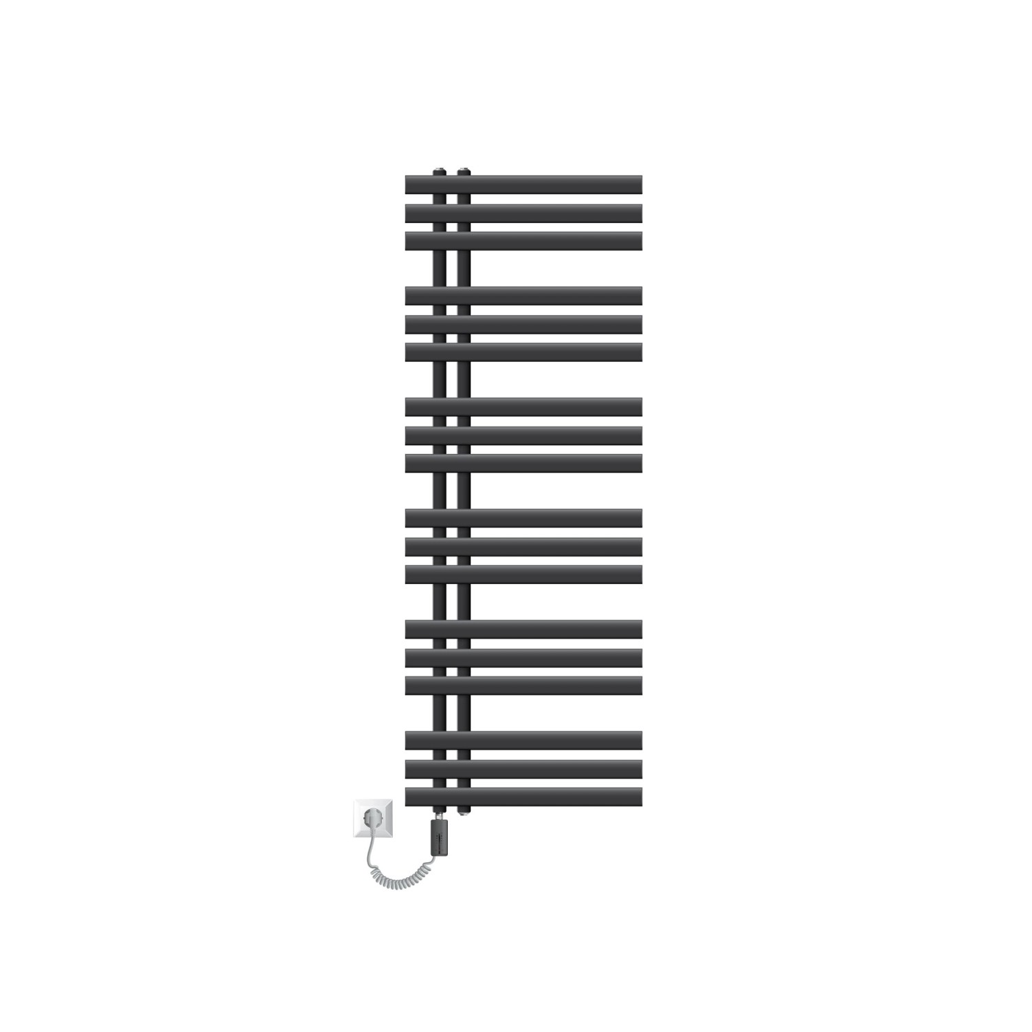 LuxeBath Badheizkörper Iron EM 500x1400 mm Anthrazit mit Heizstab 900W Touch LuxeBath Badheizkörper Iron EM 500x1400 mm Anthrazit mit Heizstab 900W Touch von LuxeBath
