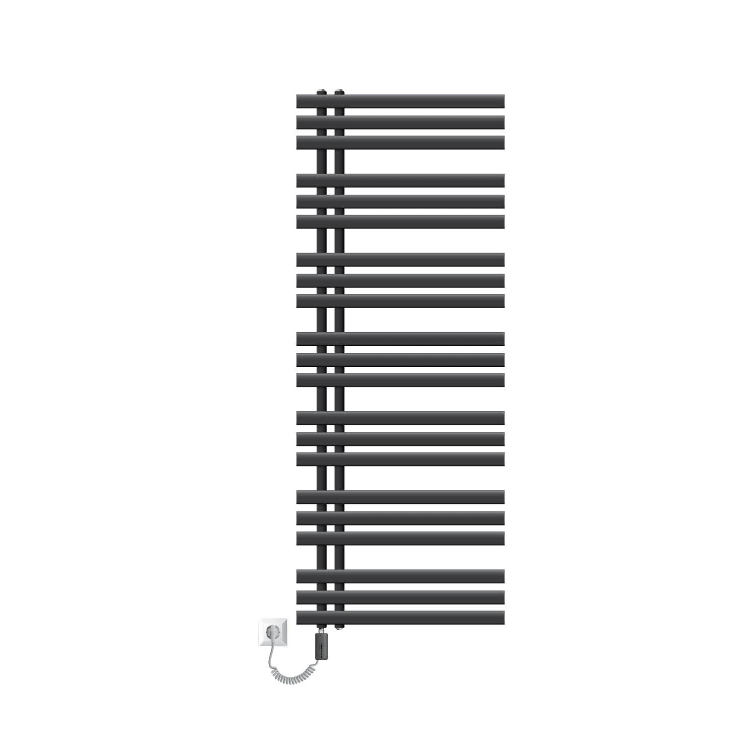 LuxeBath Badheizkörper Iron EM 600x1600 mm Anthrazit mit Heizstab 900W Touch LuxeBath Badheizkörper Iron EM 600x1600 mm Anthrazit mit Heizstab 900W Touch von LuxeBath