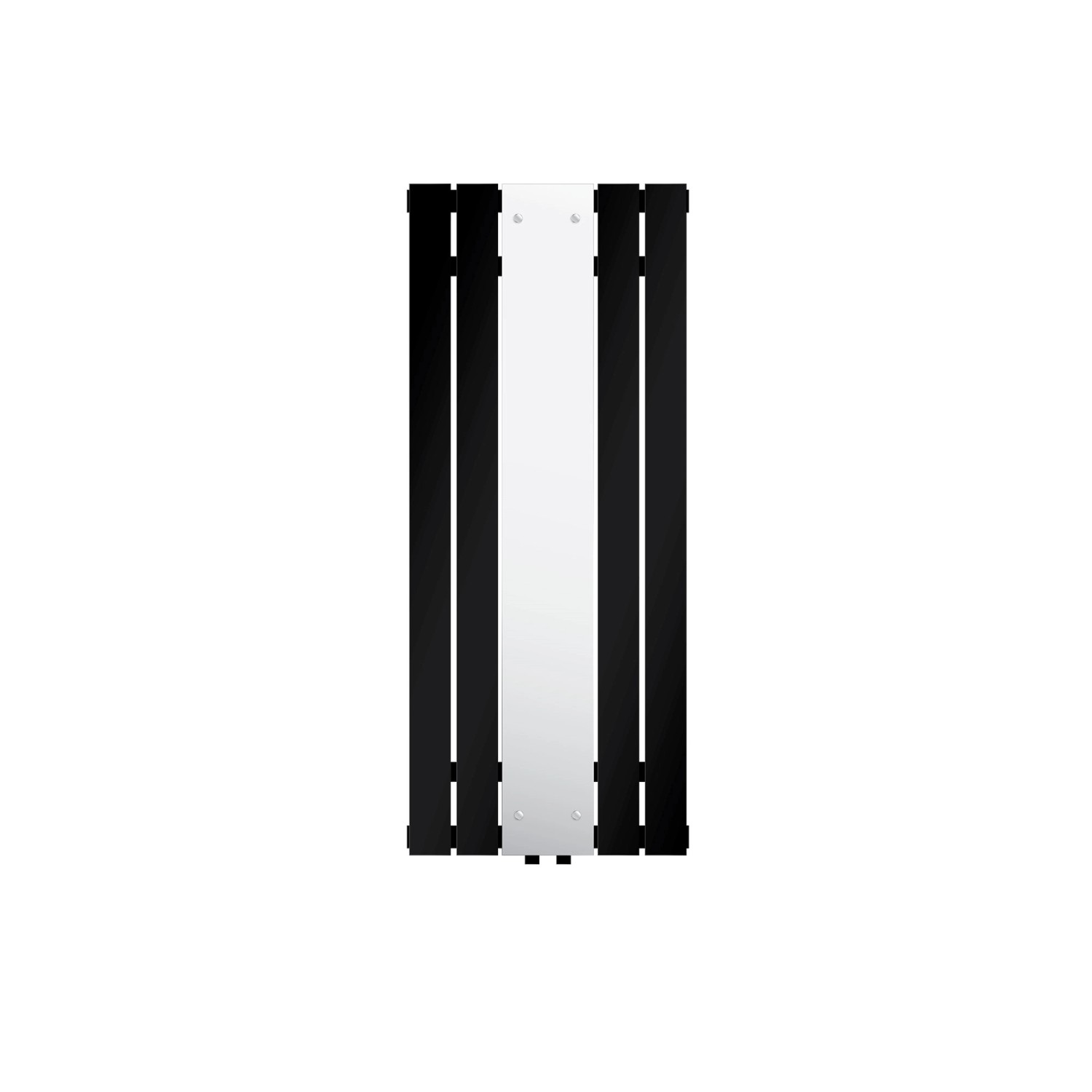LuxeBath Badheizkörper mit Spiegel 1200x450 mm Schwarz Matt Mittelanschluss LuxeBath Badheizkörper mit Spiegel 1200x450 mm Schwarz Matt Mittelanschluss von LuxeBath