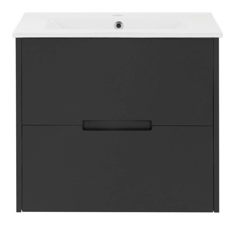 ML-DESIGN Badmöbel-Set Badmöbel Komplett Set stilvolle Badezimmermöbel für extra Stauraum, 2tlg. besteht aus Waschtisch + Keramik von ML-DESIGN