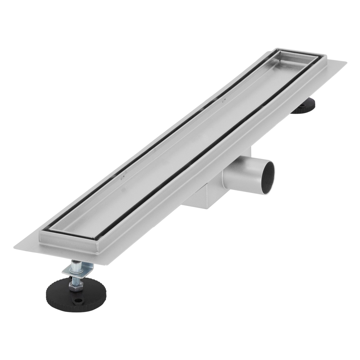 LuxeBath Duschrinne 60 cm 2in1 Befliesbar Extra Flach Edelstahl Silber LuxeBath Duschrinne 60 cm 2in1 Befliesbar Extra Flach Edelstahl Silber von LuxeBath