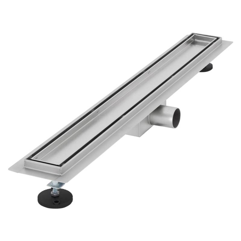 LuxeBath Duschrinne 70cm 2in1 Befliesbar Extra Flach Silber Doppelseitige LuxeBath Duschrinne 70cm 2in1 Befliesbar Extra Flach Silber Doppelseitige von LuxeBath