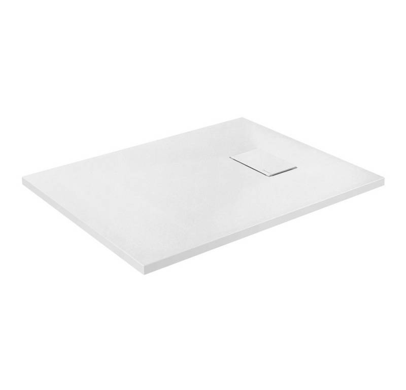 LuxeBath Duschwanne Design Duschtasse extra flache, Brausetasse mit Anti-Rutsch-Oberfläche, Rechteckige Brausewanne 90x70 cm Weiß Höhe 30 mm einfache Montage von LuxeBath