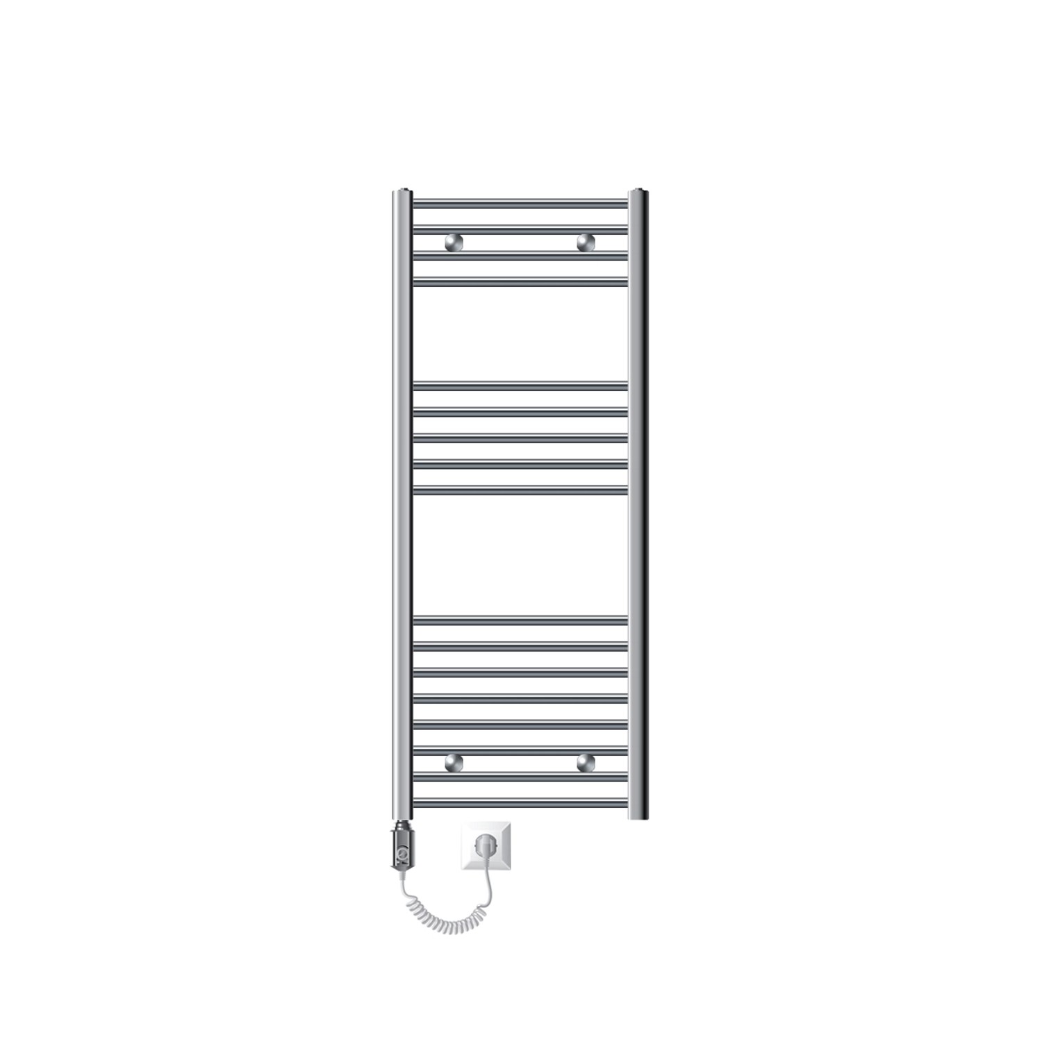 LuxeBath Elektrischer Badheizkörper Sahara 50x120cm Chrom Gebogen Heizstab 1200W LuxeBath Elektrischer Badheizkörper Sahara 50x120cm Chrom Gebogen Heizstab 1200W von LuxeBath