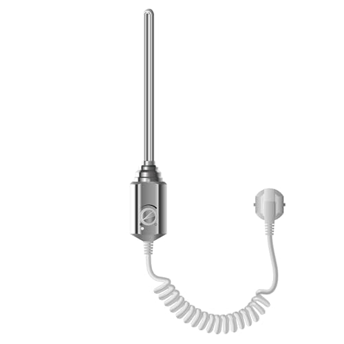 LuxeBath Heizstab 600W Chrom für Badheizkörper, Heizpatrone mit Thermostat für Heizkörper, Elektronischer Temperaturregler, Heizelement mit Stecker, Elektroheizstab für Heizungen und Handtuchtrockner LuxeBath Heizstab 600W Chrom für Badheizkörper, Heizpatrone mit Thermostat für Heizkörper, Elektronischer Temperaturregler, Heizelement mit Stecker, Elektroheizstab für Heizungen und Handtuchtrockner von LuxeBath