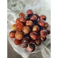 Sardonyx Kugeln | Karneol Und Onyx Tumbled Polierter Stein - Kristall Für Heilung, Motivation, Schutz Klare Aaa Qualität von LuxeCrystalsShop