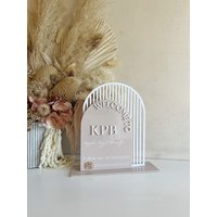 Das Doppelgewölbte Acryl Modernes Logo Schild Freistehendes Code Instagram Geschäftszeichen Das Doppelgewölbte Acryl Modernes Logo Schild Freistehendes Code Instagram Geschäftszeichen von LuxeDecorByLisa1