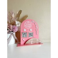 The Arched Acryl Modern Qr Code Social Instagram Facebook Schild Freistehendes Geschäftsschild Version 3 The Arched Acryl Modern Qr Code Social Instagram Facebook Schild Freistehendes Geschäftsschild Version 3 von LuxeDecorByLisa1