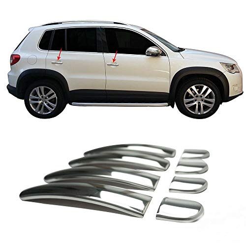 Chrom-Türgriffabdeckungen für Tiguan [2007–2015] [4-Türer] von Luxell