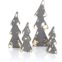 Tannenbäume Aus Beton Dunkelgrau | Weihnachtsdeko Adventsdeko Optional Mit Z.b. Blattgold Veredelt Ab 3.99 Euro von LuxeriorDesigns