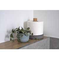 Toilettenrollenhalter Beton & Holz | Toilettenpapierhalter Modern Wc Rollenhalter Design von LuxeriorDesigns