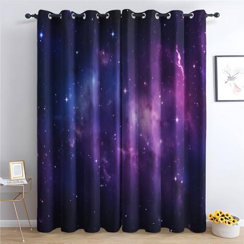 Luxfieo Galaxie Vorhänge Weltraum Sternenhimmel Vorhang Blickdicht Gardinen 160 cm Lang Verdunklungsvorhänge mit Ösen Thermovorhang für Wohnzimmer Schlafzimmer Kinderzimmer Fenster Deko 2er Set W#447 Luxfieo Galaxie Vorhänge Weltraum Sternenhimmel Vorhang Blickdicht Gardinen 160 cm Lang Verdunklungsvorhänge mit Ösen Thermovorhang für Wohnzimmer Schlafzimmer Kinderzimmer Fenster Deko 2er Set W#447 von Luxfieo