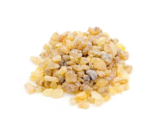 Premium Copal zum Räuchern und Verbrennen auf Räucherkohle, reines Harz grob gemahlen, original Luxflair® Räucherwerk in der 50g Packung von Luxflair