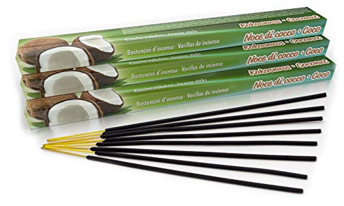 Premium Räucherstäbchen Kokosnuss: natürlich traditionell aus Indien in fairer Herstellung. Großpackung mit 10 Boxen = 80 Stück je 45min. Ideal im Garten Premium Räucherstäbchen Kokosnuss: natürlich traditionell aus Indien in fairer Herstellung. Großpackung mit 10 Boxen = 80 Stück je 45min. Ideal im Garten von Luxflair