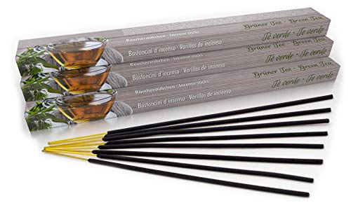 Premium Räucherstäbchen Grüner Tee: natürlich traditionell aus Indien in fairer Herstellung. Großpackung mit 10 Boxen = 80 Stück je 45min. Sanfter Green Tea Duft Premium Räucherstäbchen Grüner Tee: natürlich traditionell aus Indien in fairer Herstellung. Großpackung mit 10 Boxen = 80 Stück je 45min. Sanfter Green Tea Duft von Luxflair