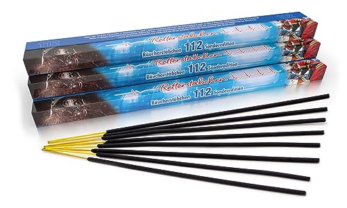 Retterstäbchen 112 Sonderedition 10er Set: Räucherstäbchen für Retter und Helden des Rettungsdiensts und der Feuerwehr. Erfrischender Duft, Glimmdauer von ca. 45min Retterstäbchen 112 Sonderedition 10er Set: Räucherstäbchen für Retter und Helden des Rettungsdiensts und der Feuerwehr. Erfrischender Duft, Glimmdauer von ca. 45min von Luxflair