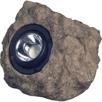 LUXFORM Gartenleuchte "Luxform Solar Nebraska", Leuchtmittel LED-Modul  LED fest integriert, LED-Felsenlampe, warmweiß, aus Polyresin, IP44 von Luxform