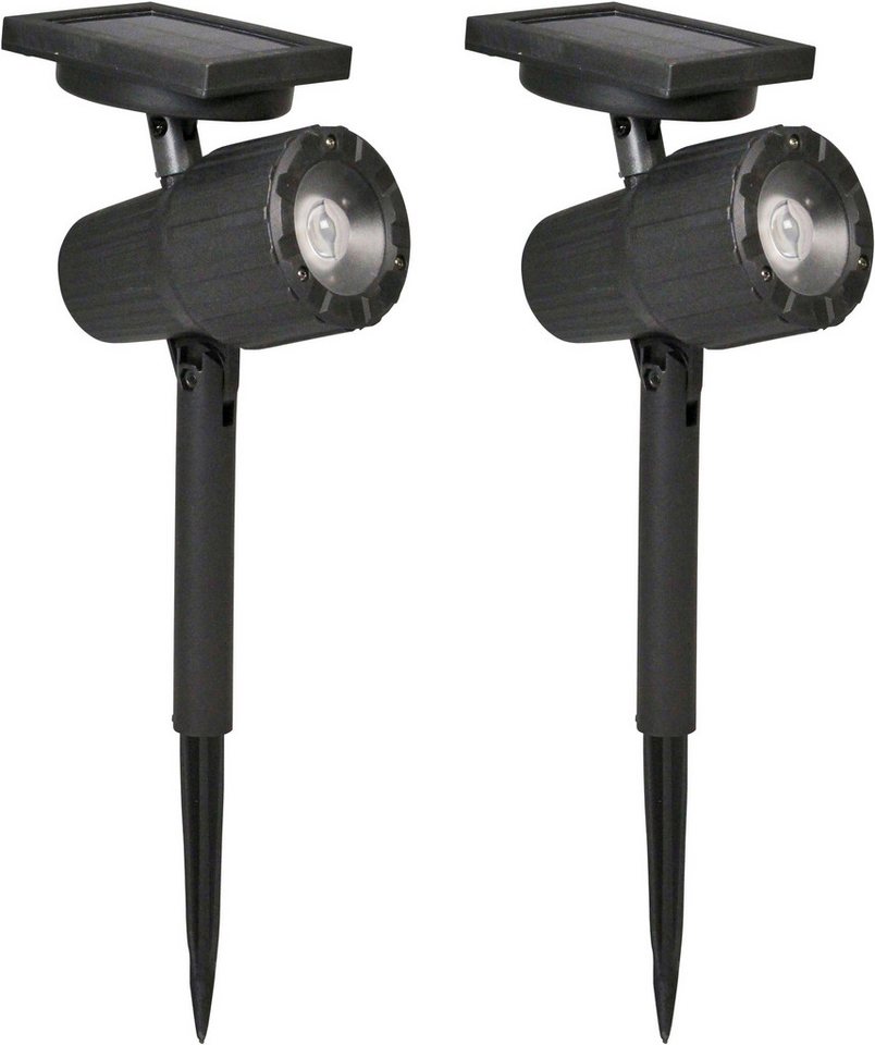 Luxform Gartenstrahler Solar-Erdspießleuchte - Salamanca -2 St - 20 Lumen, LED fest integriert, Einstellbarer Scheinwerfer und Solarpanel Luxform Gartenstrahler Solar-Erdspießleuchte - Salamanca -2 St - 20 Lumen, LED fest integriert, Einstellbarer Scheinwerfer und Solarpanel von Luxform