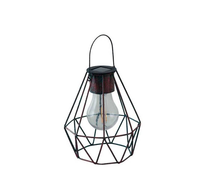 Luxform LED Außen-Tischleuchte Luxform Solar Tischleuchte Düsseldorf 16cm Metall LED, Tischleuchte von Luxform