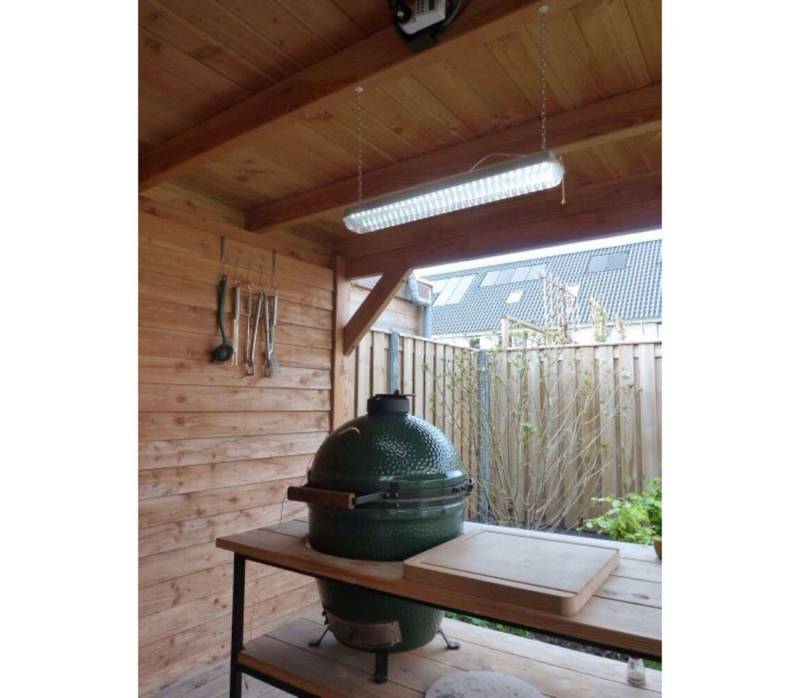 Luxform LED Deckenleuchte Luxform Solar Leiste Wandleuchte Deckenleuchte 1000 Lumen Mendoza, LED wechselbar, Deckenlampe mit LED und Solarpanel von Luxform